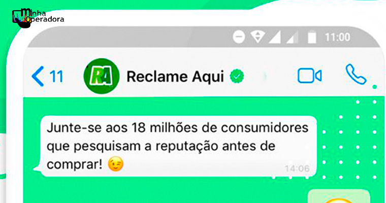 Veja como usar o WhatsApp para registrar uma reclamação no Reclame
