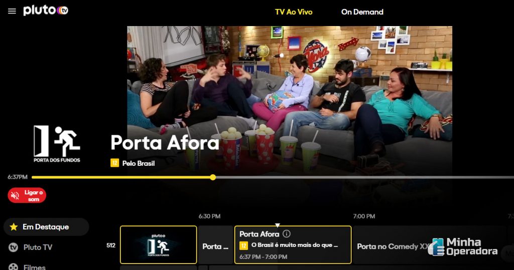 Pluto TV vai ganhar mais canais conheça