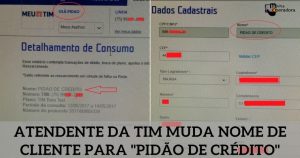 tim chama cliente de pidão de crédito