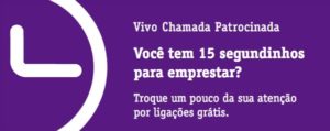 Vivo Chamada Patrocinada publicidade