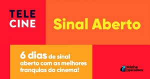 sinal aberto dos canais Telecine na Claro net tv