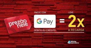 Claro recarga em dobro via Google Pay