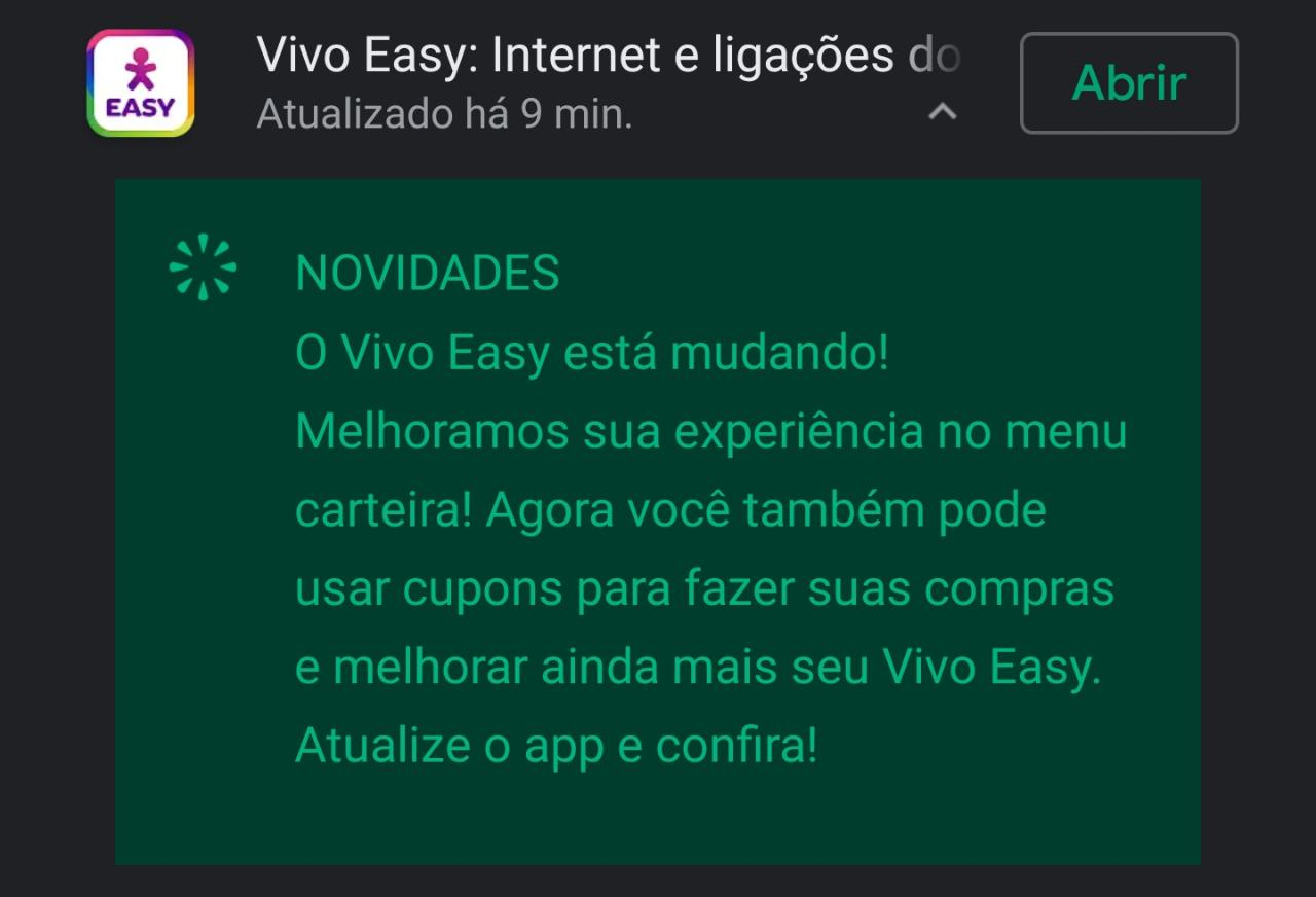 Vivo Easy passará por manutenção agendada esta semana