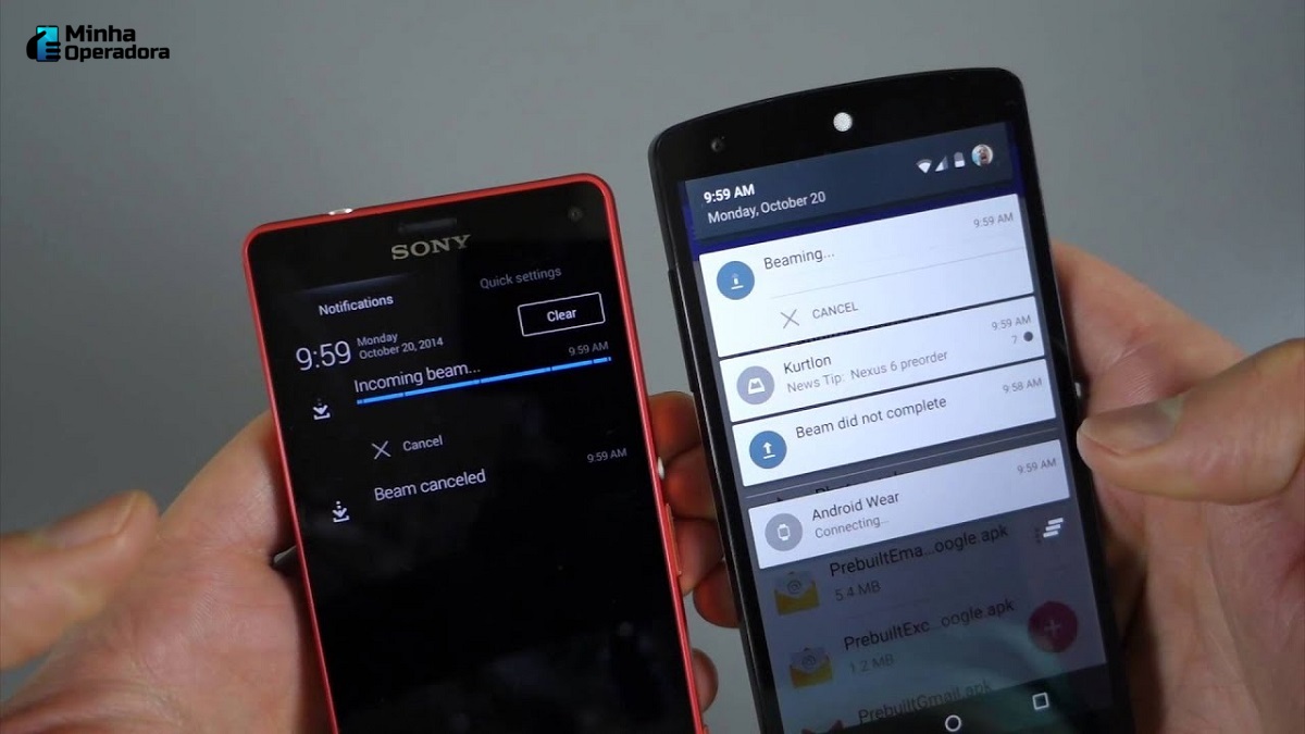 android beam sony xperia