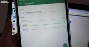 Criando enquete no WhatsApp