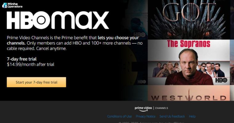 Rappi passa a oferecer HBO Max em plano Prime Plus