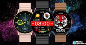 Relógio Inteligente Smartwatch Haylou solar LS-05 - Alca Express