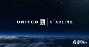 Parceria United Airlines e Starlink para internet no avião