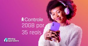 Vivo Controle Promoção - 20GB por 35 reais