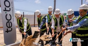 Início das obras do novo data center da V.Tal em Fortaleza.