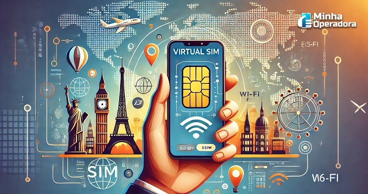 chip virtual internacional roaming