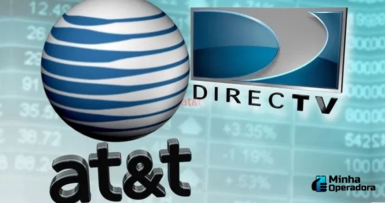 logomarcas da AT&T e DirecTV