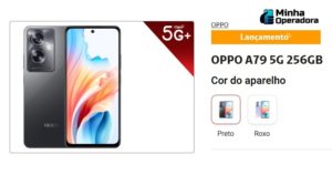 Smartphone OPPO A79 na Claro